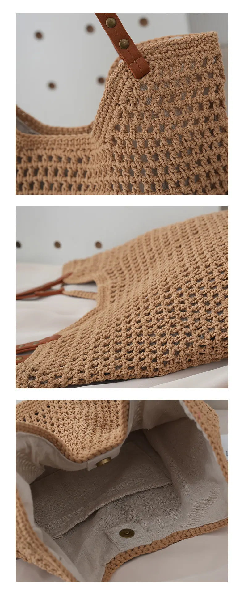 Boho Straw handbag Angel Wishes