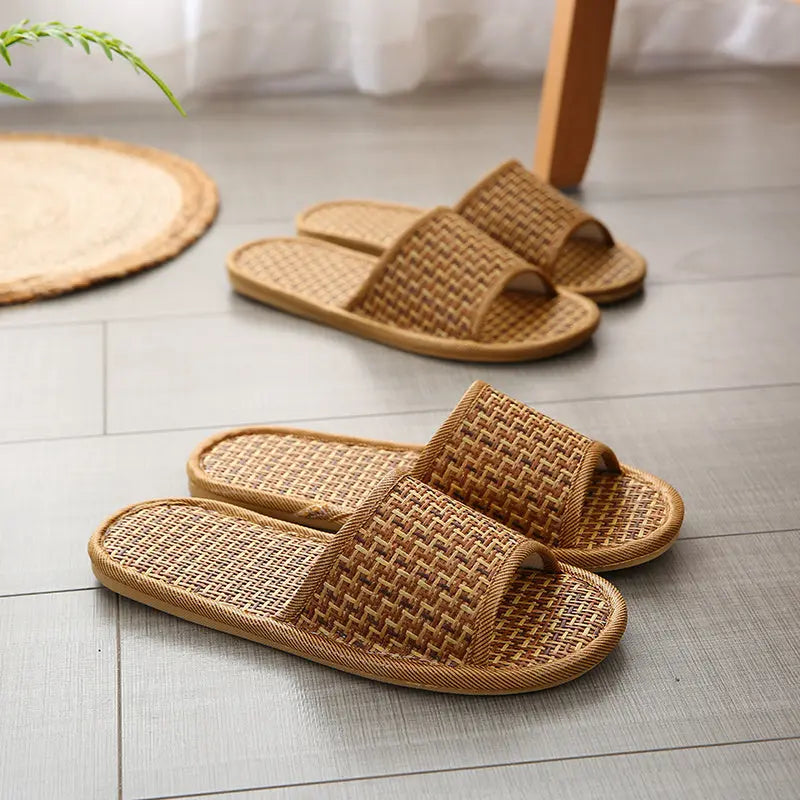 Woven Slippers Angel Wishes