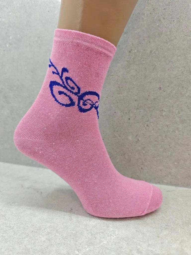 Womens Colourful Patterned Tattoo Socks Pack Of 6 12 24 Pairs Angel Wishes
