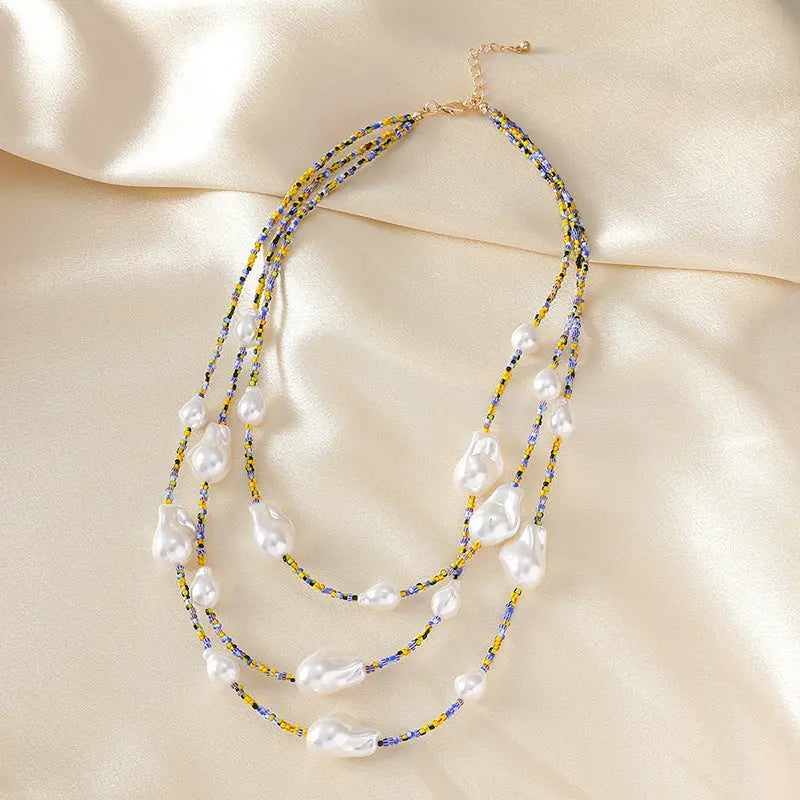 Unique Baroque Necklace - Angel Wishes