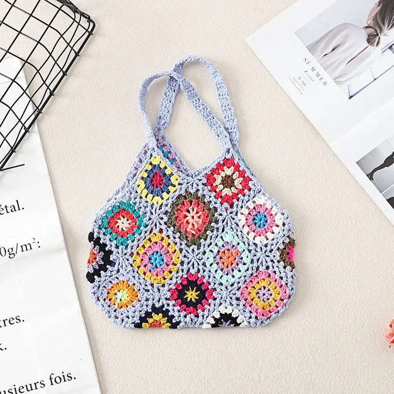 Crochet Weave Bags Vintage Hollow Bag Angel Wishes