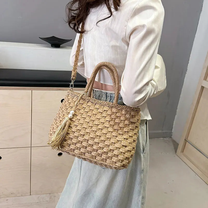 Fashion Woven Handbags Angel Wishes