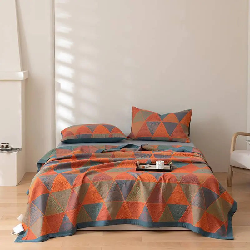 Multifunctional Three-layer Gauze Blanket Angel Wishes