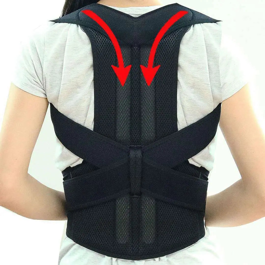 Adjustable Posture Corrector Back Brace Men Women Lumbar Shoulder Support Belt Angel Wishes