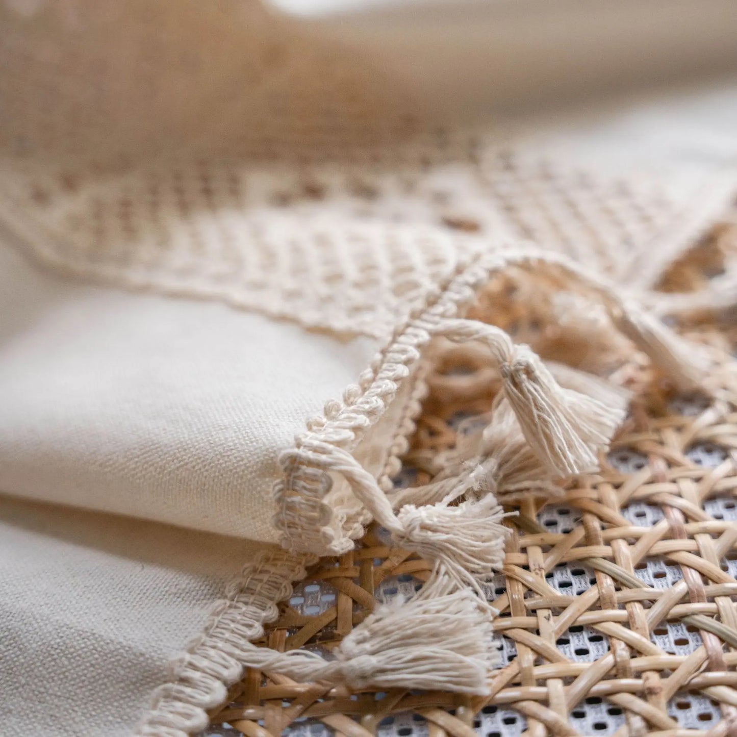 Curtain American Crochet Mesh Finished Product Angel Wishes