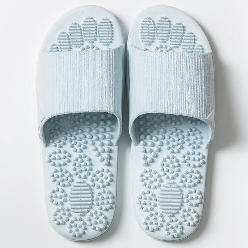 Reflexology Foot Massage Slippers Bath Slippers Tension Relief Acupuncture Feet Massager Household Slipper Foot Health Care Angel Wishes