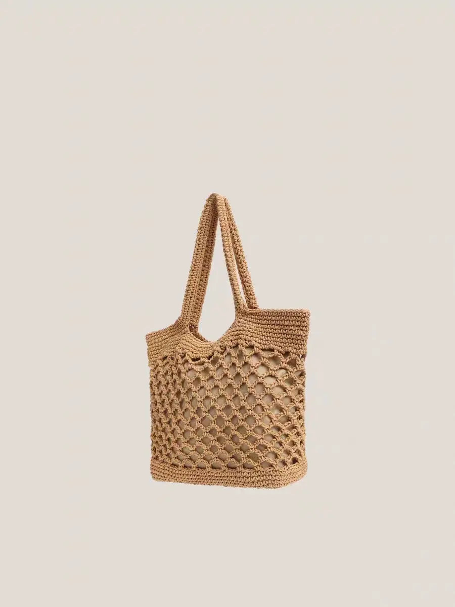 Stylish Straw Woven Tote Bag Angel Wishes