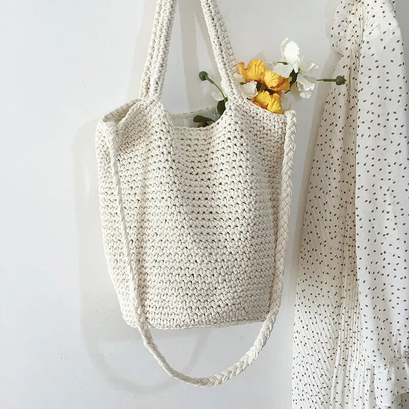 Cotton Woven Bag Shoulder Bag Angel Wishes