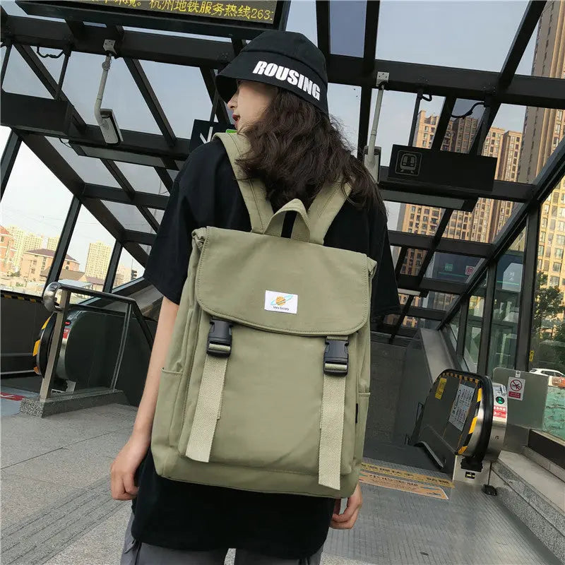 Waterproof Backpack Women Canvas School Bags Travel Bag for Teenage Girls Bagpack Rucksack Ladies Sac A Dos Mochila Mujer Angel Wishes