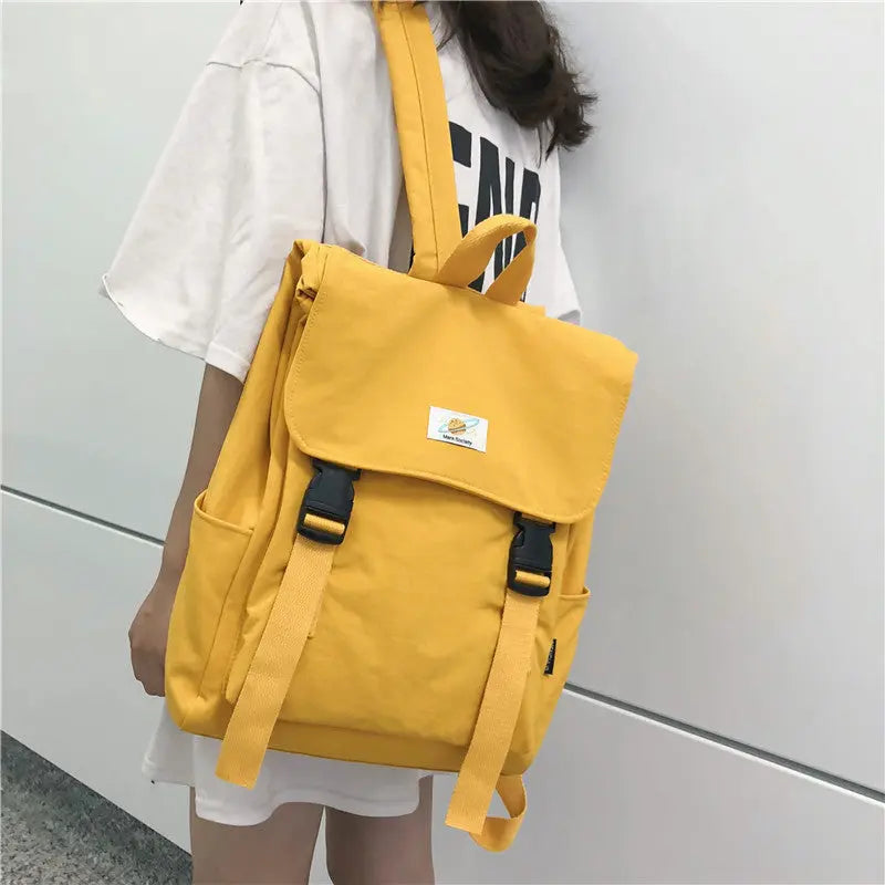 Waterproof Backpack Women Canvas School Bags Travel Bag for Teenage Girls Bagpack Rucksack Ladies Sac A Dos Mochila Mujer Angel Wishes
