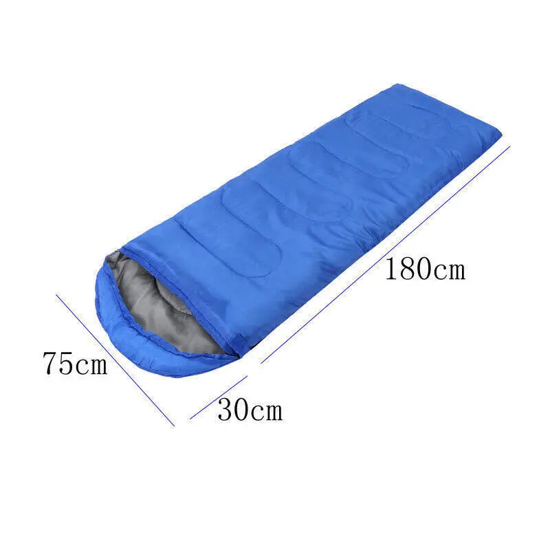 4 SEASON SINGLE SLEEPING BAGS CAMPING RECTANGULAR ENVELOPE ZIP UP KIDSUK Angel Wishes