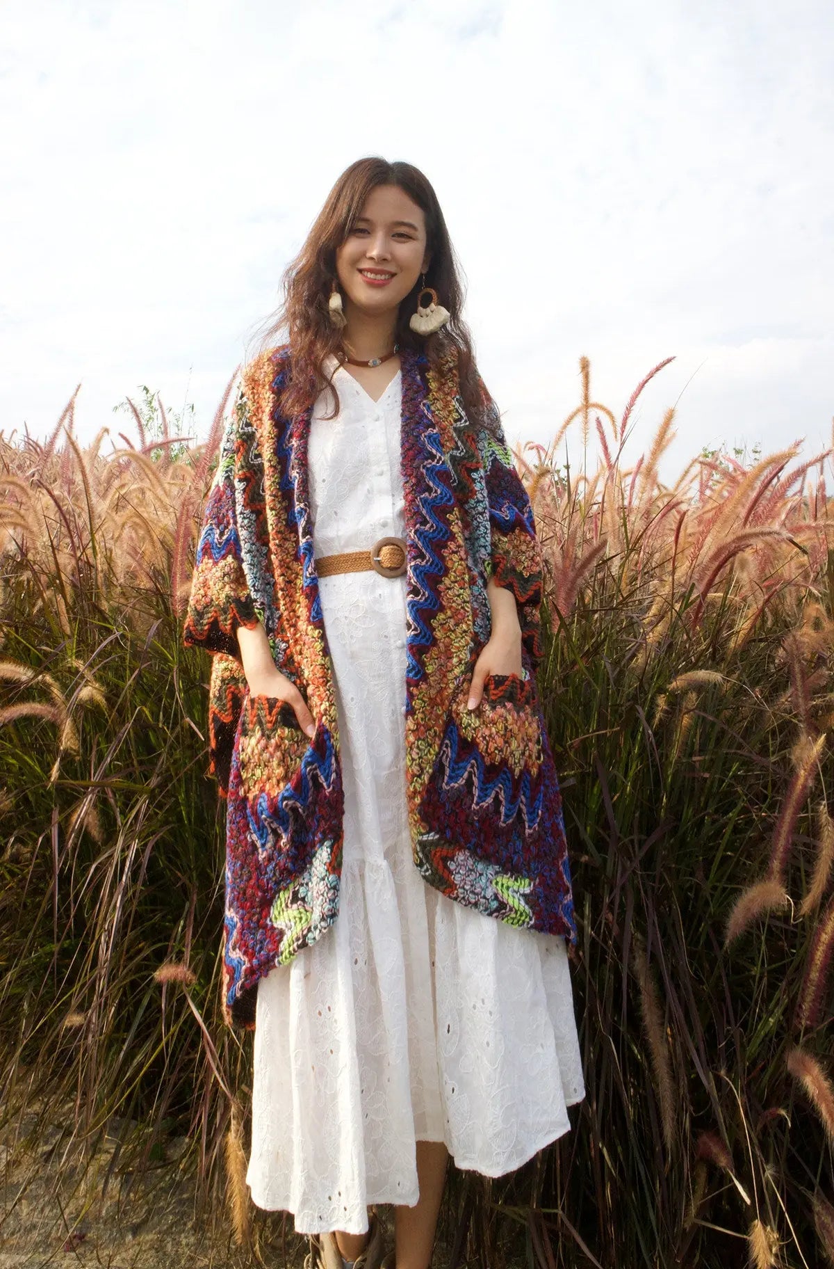 Ethnic Style Warm Vacation Art Travel Shawl Photography Angel Wishes