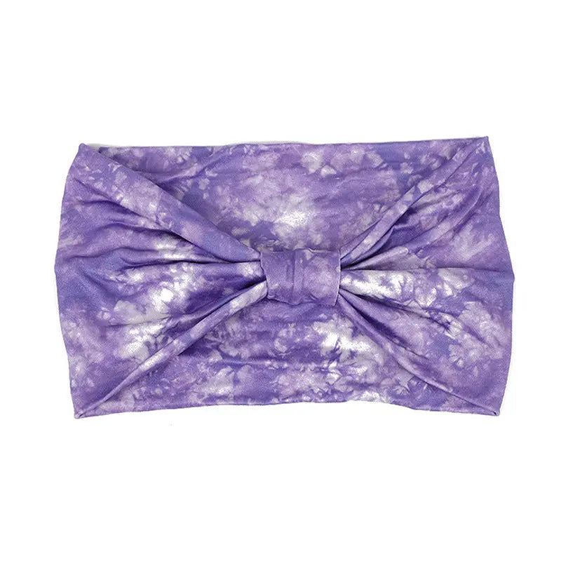 Tie-dye Sports Sweat-absorbent Hair Band Headscarf Angel Wishes