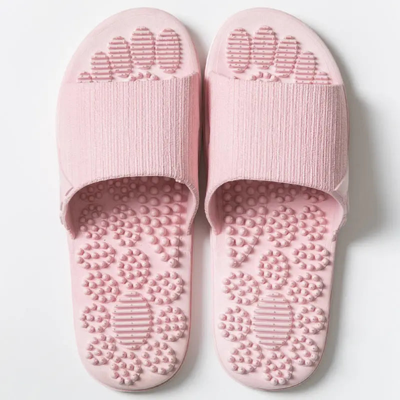 Reflexology Foot Massage Slippers Bath Slippers Tension Relief Acupuncture Feet Massager Household Slipper Foot Health Care Angel Wishes