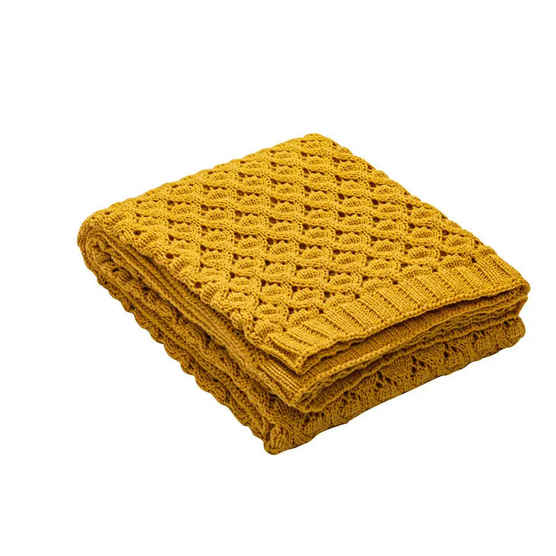 Knitted Soft Knitted Blankets Decoration Home Blankets Angel Wishes