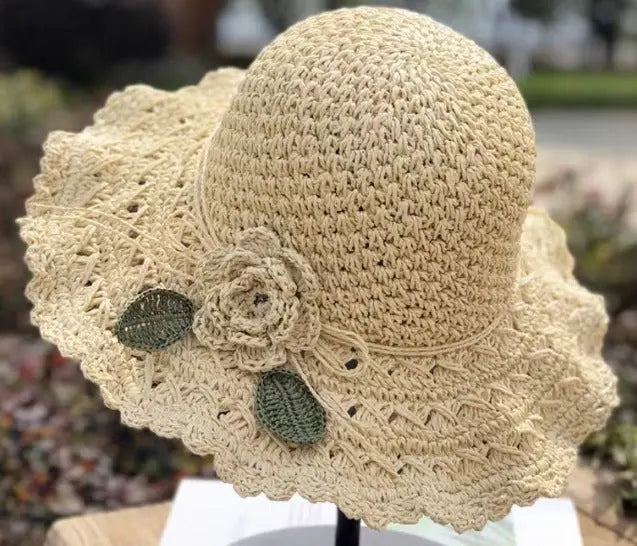 Hand-woven Summer Straw Hats Angel Wishes