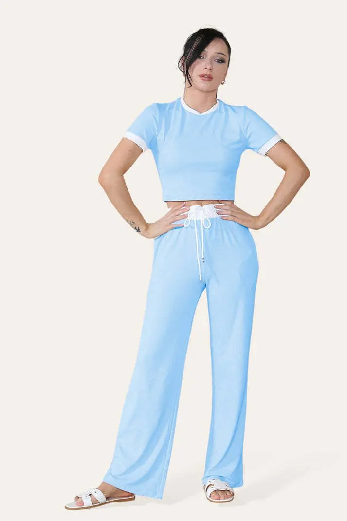 Loungewear Set: Trousers and Top for Ultimate Comfort Angel Wishes