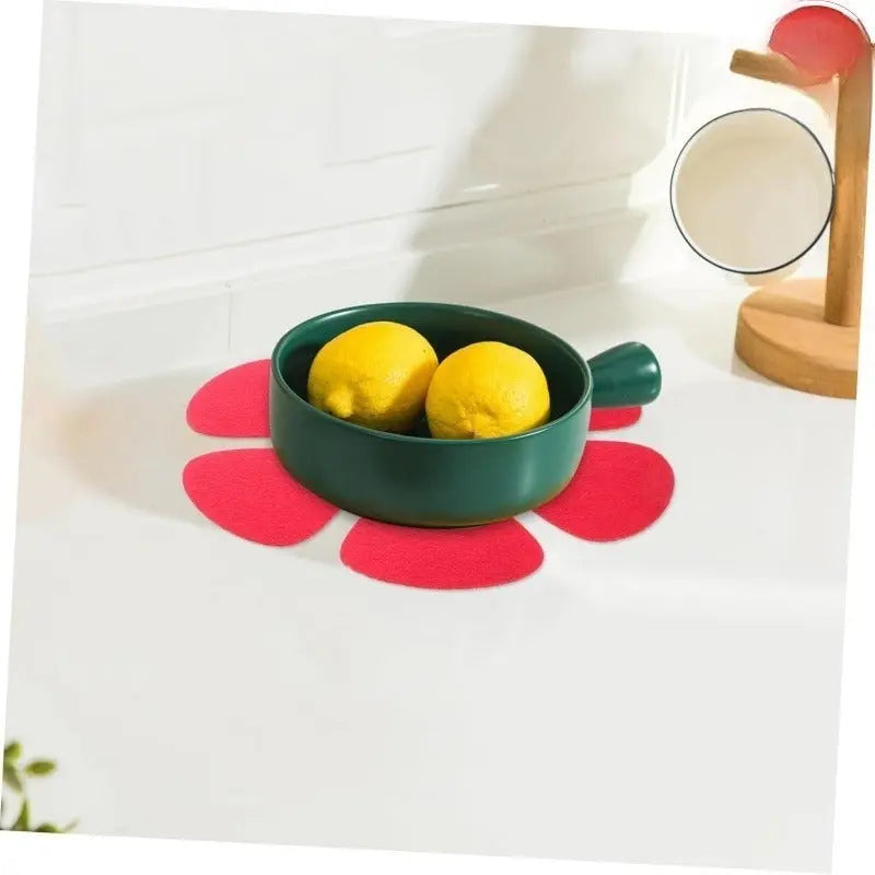 Dining-table Decoration Thermal Insulation Felt Coasters Angel Wishes