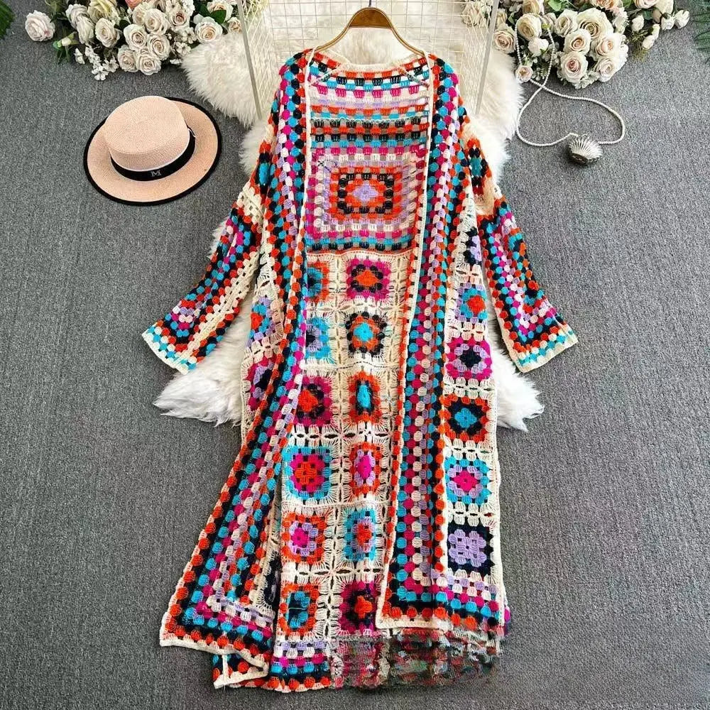 Woven Crochet Cardigan Angel Wishes
