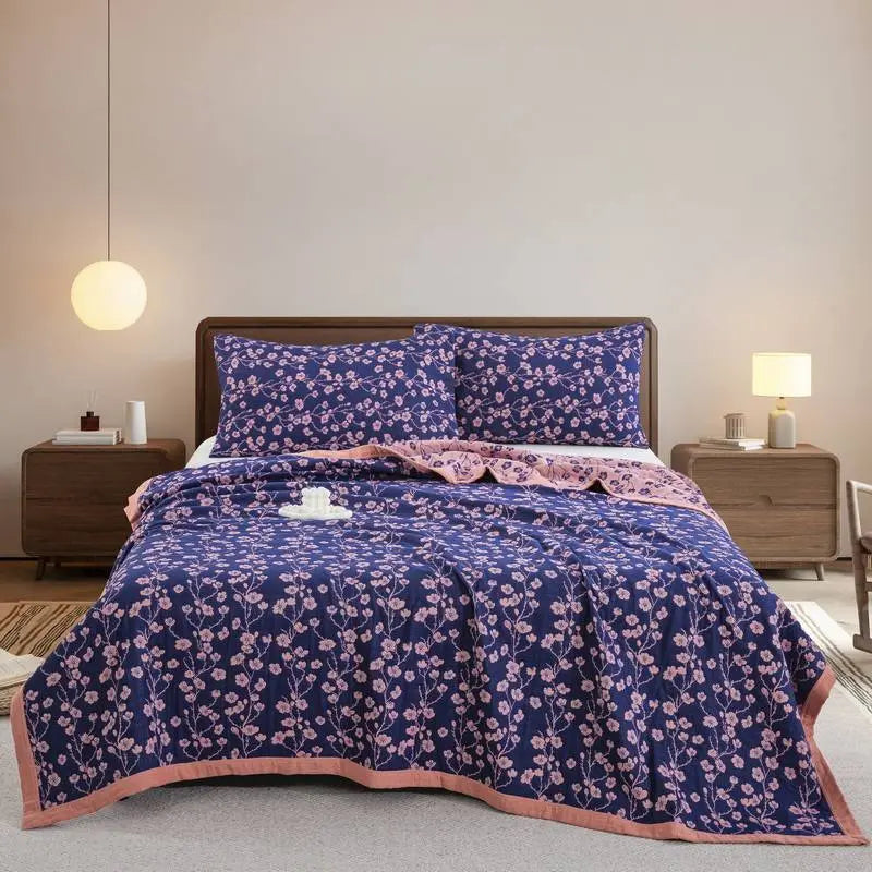 Multifunctional Three-layer Gauze Blanket Angel Wishes