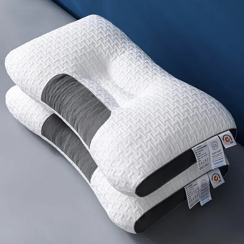 SPA Massage Neck Pillow Non-collapse Knitted Cotton Pillow Core Angel Wishes