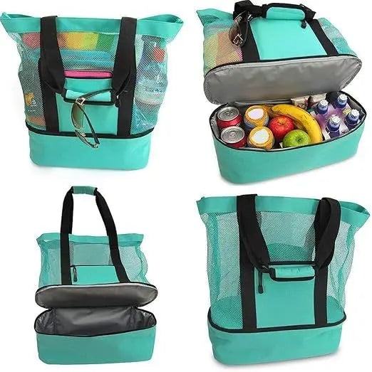 Waterproof Beach Bag With Cooler Compartment - Beach Bags Waterproof Sandproof For Women, Pool Bag & Beach Tote Bag Angel Wishes