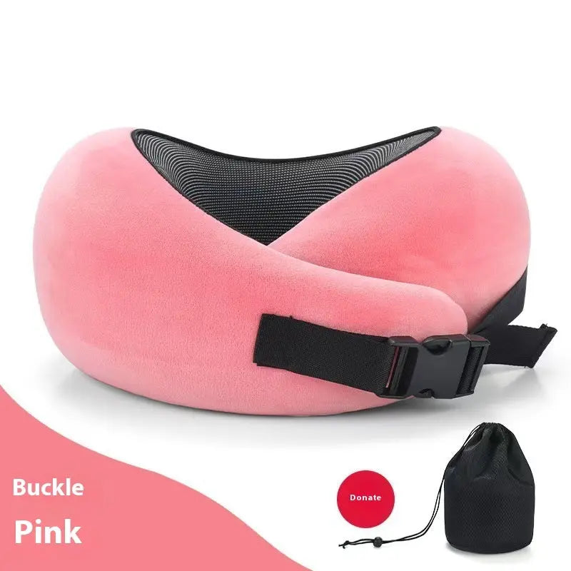 U-shape Pillow Memory Foam Neck Pillow Car Travel Neck Pillow Angel Wishes