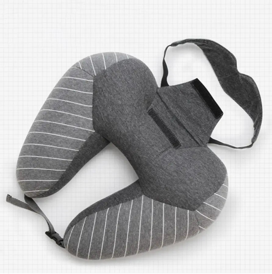 Travel pillow foam particle pillow u-shapedcervical neck pillow lumbar pillow Angel Wishes