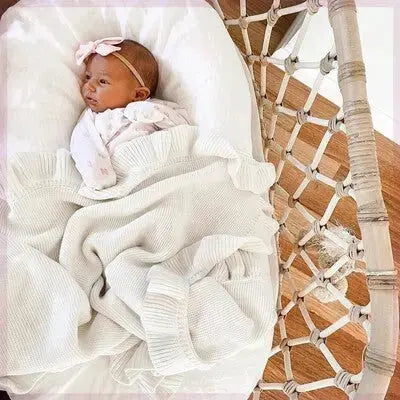 Knitted Baby Blankets - Angel Wishes