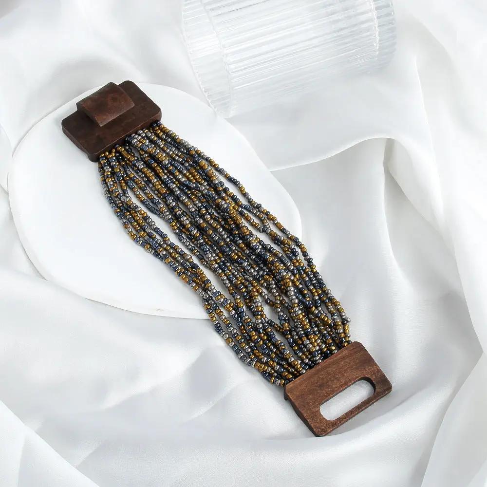 Multi-layer Elastic Stringed Beads Bracelet - Angel Wishes