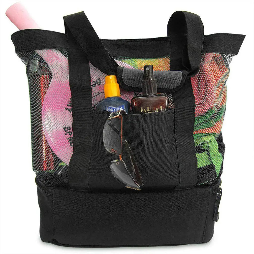 Waterproof Beach Bag With Cooler Compartment - Beach Bags Waterproof Sandproof For Women, Pool Bag & Beach Tote Bag Angel Wishes