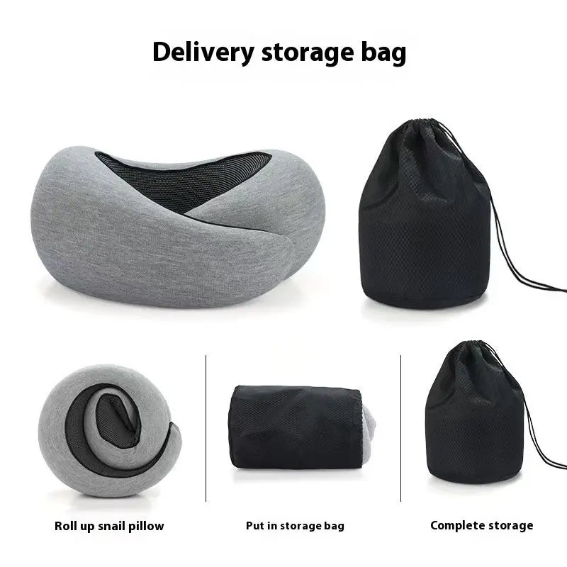 U-shape Pillow Memory Foam Neck Pillow Car Travel Neck Pillow Angel Wishes