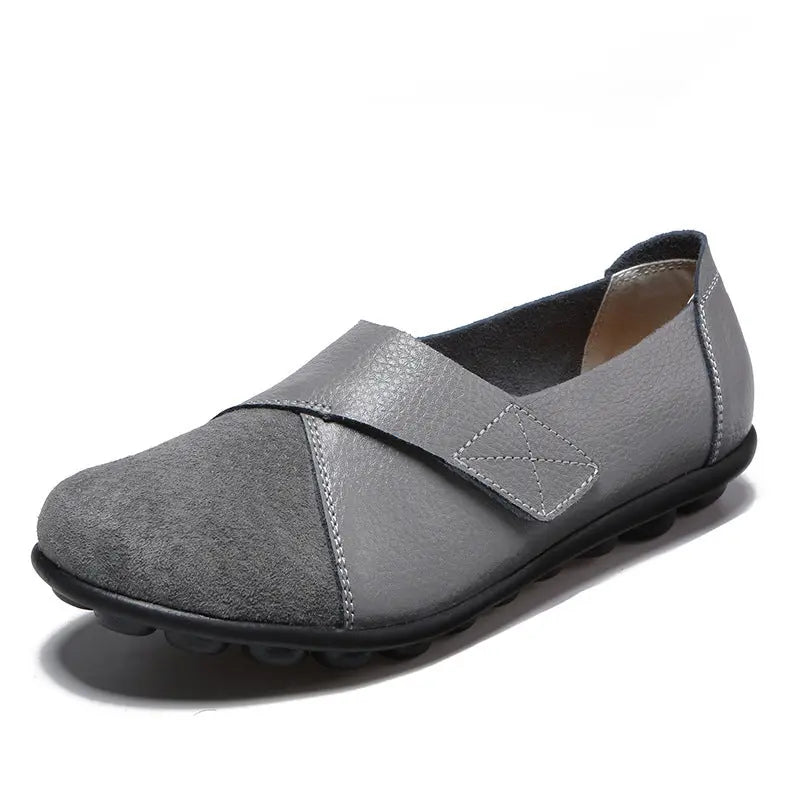 Women Loafers Patchwork Soft Sole Flat Shoes Angel Wishes