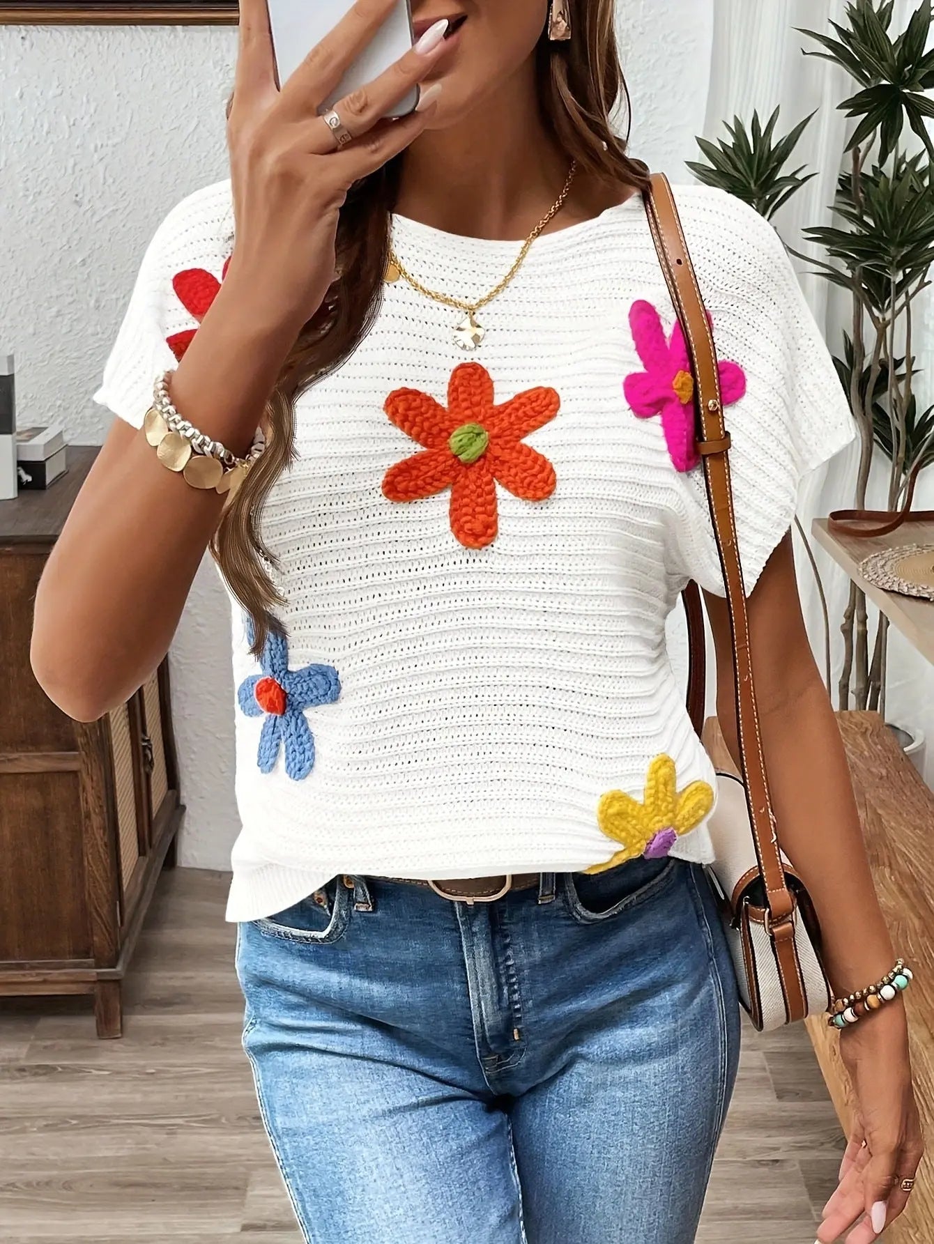Summer Knitted Pullover Angel Wishes