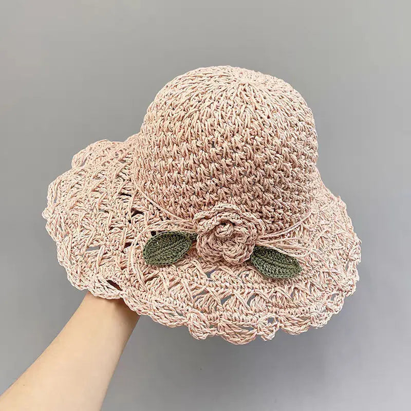 Hand-woven Summer Straw Hats Angel Wishes