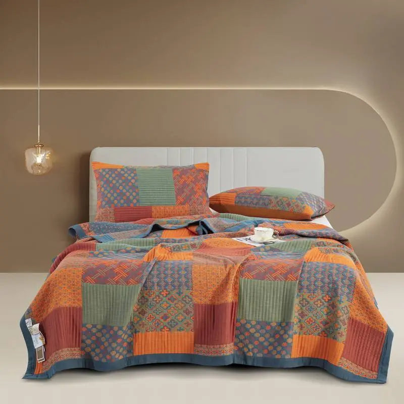 Multifunctional Three-layer Gauze Blanket Angel Wishes