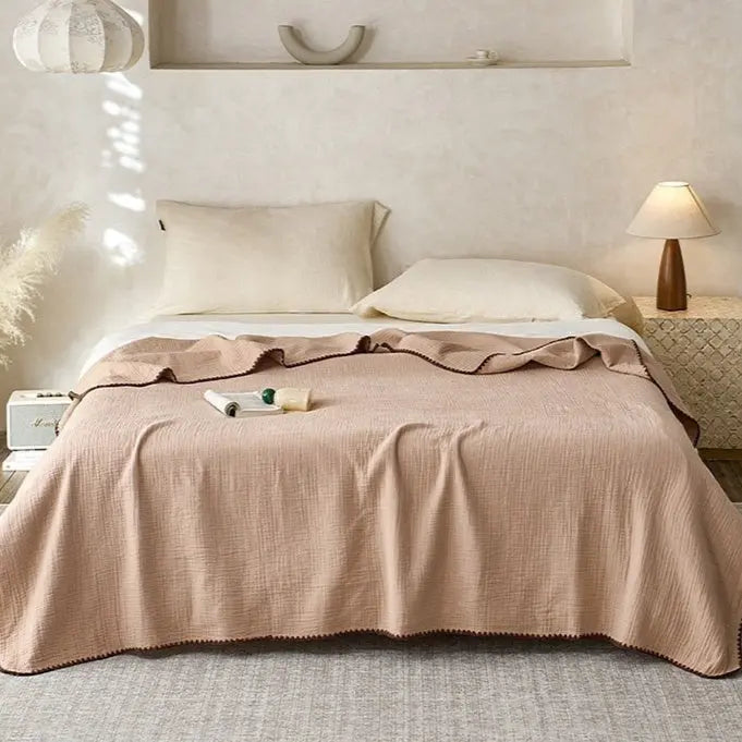 Cotton Five-layer Yarn Multifunctional Blanket Angel Wishes