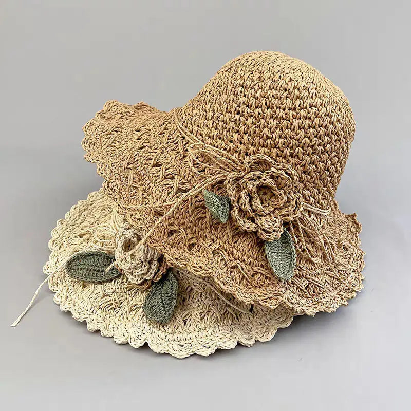Hand-woven Summer Straw Hats Angel Wishes