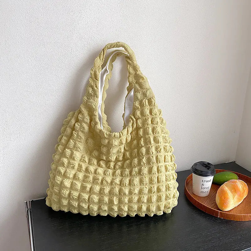 Cute Pleated Shoulder Bags Angel Wishes