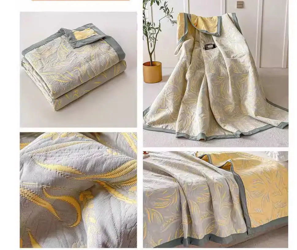 Multi Layer Gauze Summer Blanket Can Be Washed With Water Angel Wishes