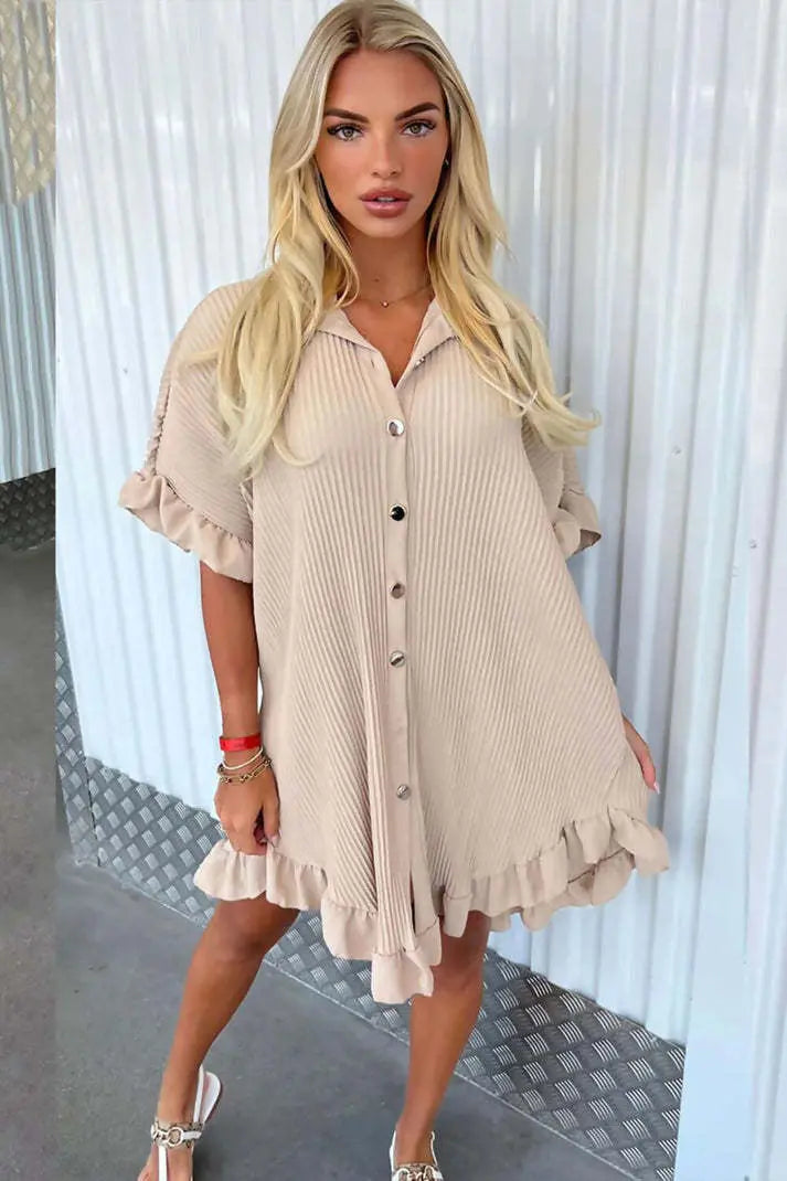 Trendy Ladies Pleated Dress Angel Wishes