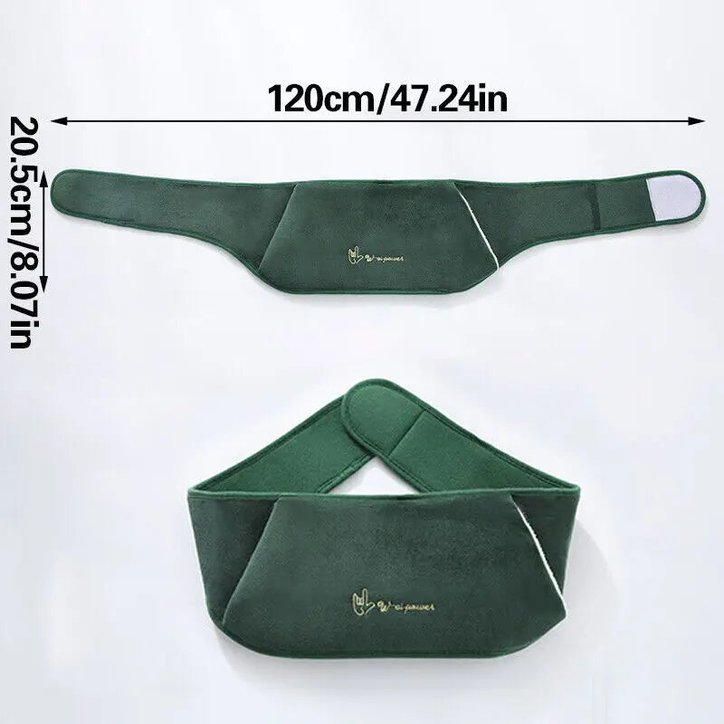 Hot Water Bottle Bag Belt Rubber Warm Plush Pouch Waist Cover Belt Angel Wishes