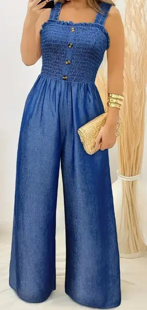 Stylish Sleeveless Jumpsuit Angel Wishes