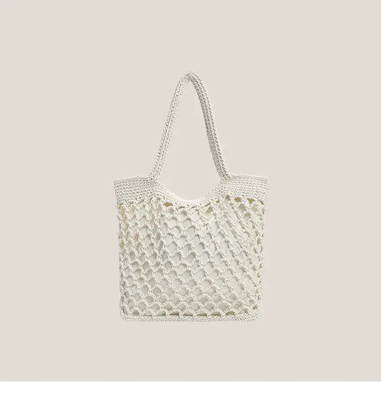 Stylish Straw Woven Tote Bag Angel Wishes