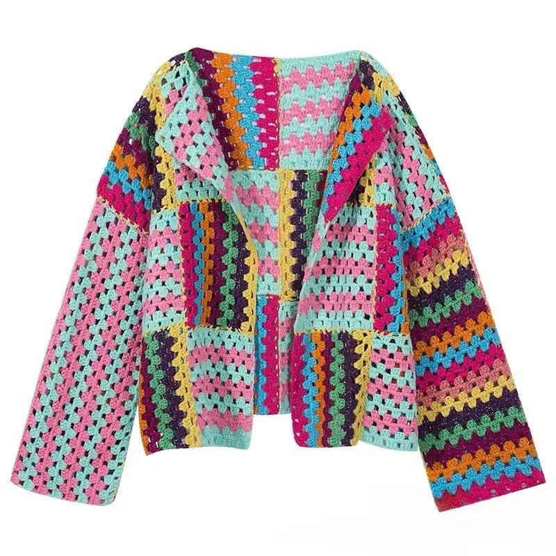 Woven Crochet Cardigan Angel Wishes