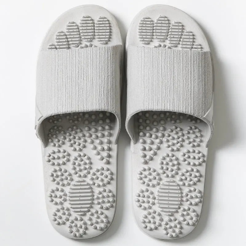 Reflexology Foot Massage Slippers Bath Slippers Tension Relief Acupuncture Feet Massager Household Slipper Foot Health Care Angel Wishes