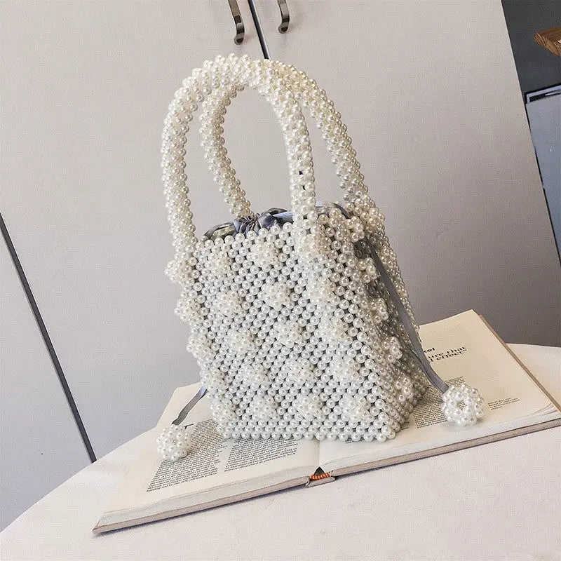 Pearl woven dinner bag Angel Wishes
