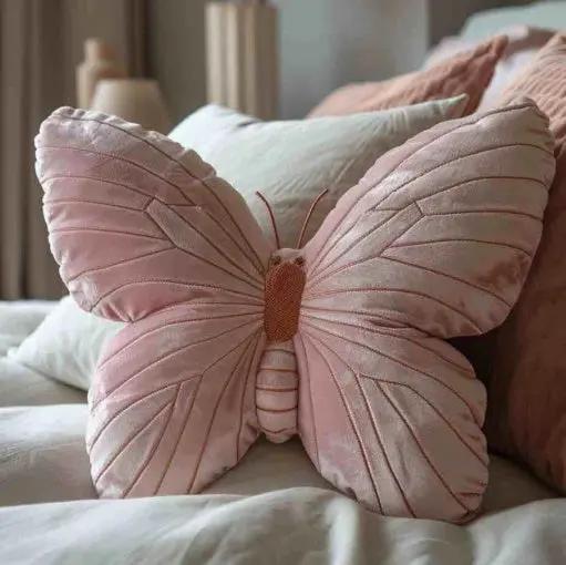 Butterfly Decorative Pillows Angel Wishes
