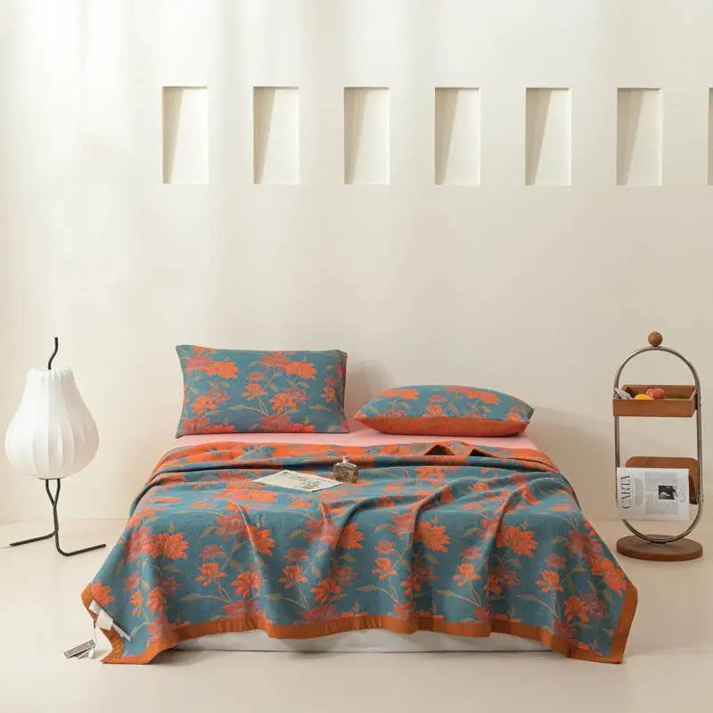 Multifunctional Three-layer Gauze Blanket Angel Wishes