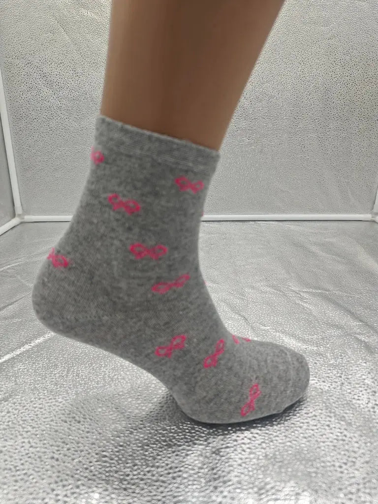 Set Of 6 12 Or 24 Pairs Womens Colorful Bow Socks Angel Wishes